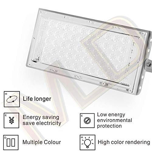 Image of MLD 10W Led Flood Light AC 220V Waterproof Brick focus Floodlights for indoor outdoor Lights | White | 10 Watt | Pack Of 7