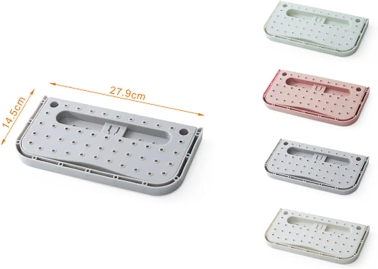 Wall Mounted Shoe Rack 10Pcs Gray Wall Mounted Shoe Rack High Heels Sneakers Slippers Organizer Bathroom Home Space Saving for Entryway, Bathroom