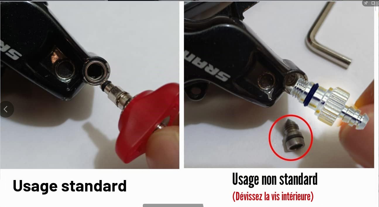 Vélo Frein DOT Huile Kit de Purge pour Avid Sram Code5 Code R Juicy Ultimate Elixir Formule Hayes Bngal espérons Quad Hydraulique Disque Outils