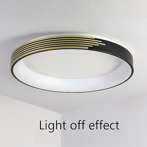 Miniatura 2 de CSSYKV Lámpara de techo de estilo nórdico regulable pantalla de acrílico de 137 pulgadas forma redonda montaje empotrado lámpara de techo simple