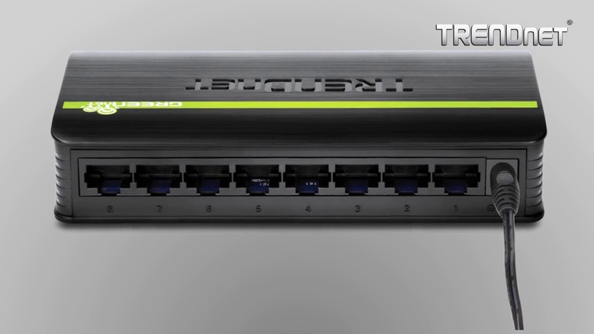 Amazon.com: TRENDnet 8-Port Unmanaged 10/100 Mbps GREENnet