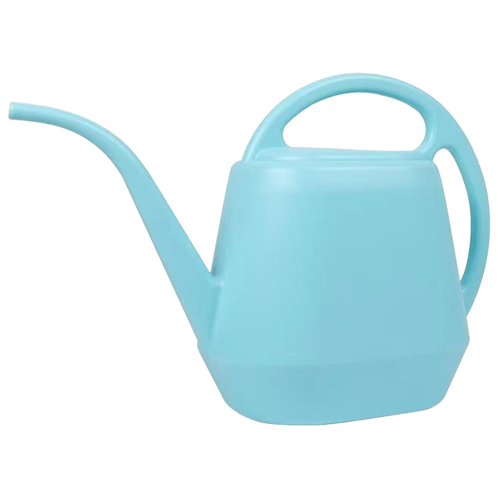 Watering Can 4L Long Spout Water Can Dual Handle Wide Mouth Plant Watering Non-Slip Dampproof Outdoor Indoor, Cyan, Outdoor