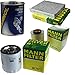 Produktbild QR-Parts Set 85521127 C 16 134/1 9900 CUK 2440 W 7015 Original MANN-Filter Inspektionspaket SCT Motor Flush Motorspülung 11587643