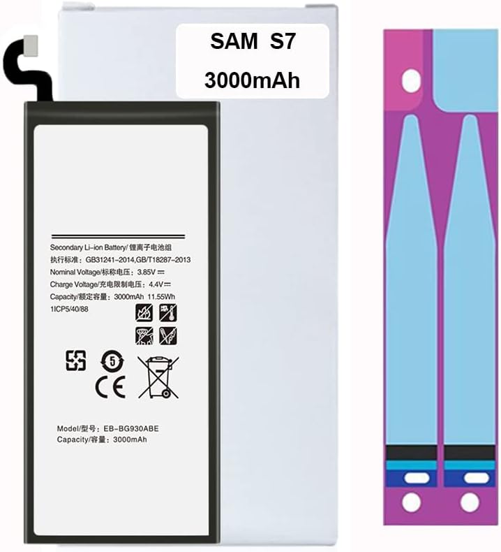 Samsung Galaxy S7 Wie Lange Hält Der Akku 3000mAh Akku für Samsung Galaxy S7 SM-G930F, Interner Ersatzakku Hohe