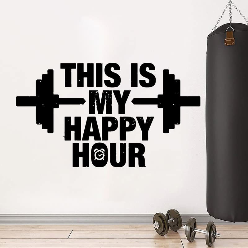 LYOMAN® Fitness Decor Art Quotes Gym Stickers Fitness Wall Art Gifts Boys Girl Inspiring Customized Exercise Motivational Crossfit Art Vinyl 1181ER (B0C59P4H71) Amazon Price History, Amazon Price Tracker