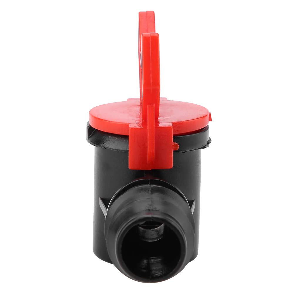 Zerodis Zawór regulacji przepływu wody do akwarium, wąż wodny, rura z tworzywa sztucznego, zawór sterujący, wtyczka sterująca, adapter (1/4")