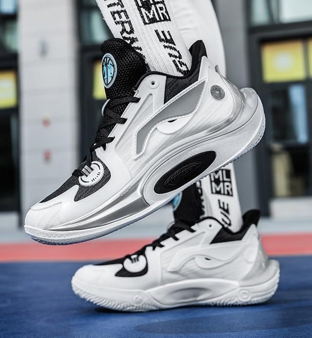 Męskie buty do koszykówki antypoślizgowe, odporne na zużycie, amortyzujące, lekkie, oddychające sportowe treningowe Buty spacerowe
