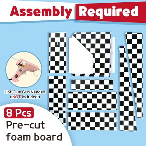 Image of Imprsv Race Car Birthday Party Decorations, 3ft Fast One Marquee Number 1