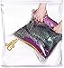 12 Travel Storage Bags for Clothes - Compression Bags for Travel - No Vacuum or Pump Sacks-Save Space in your Luggage Accessories