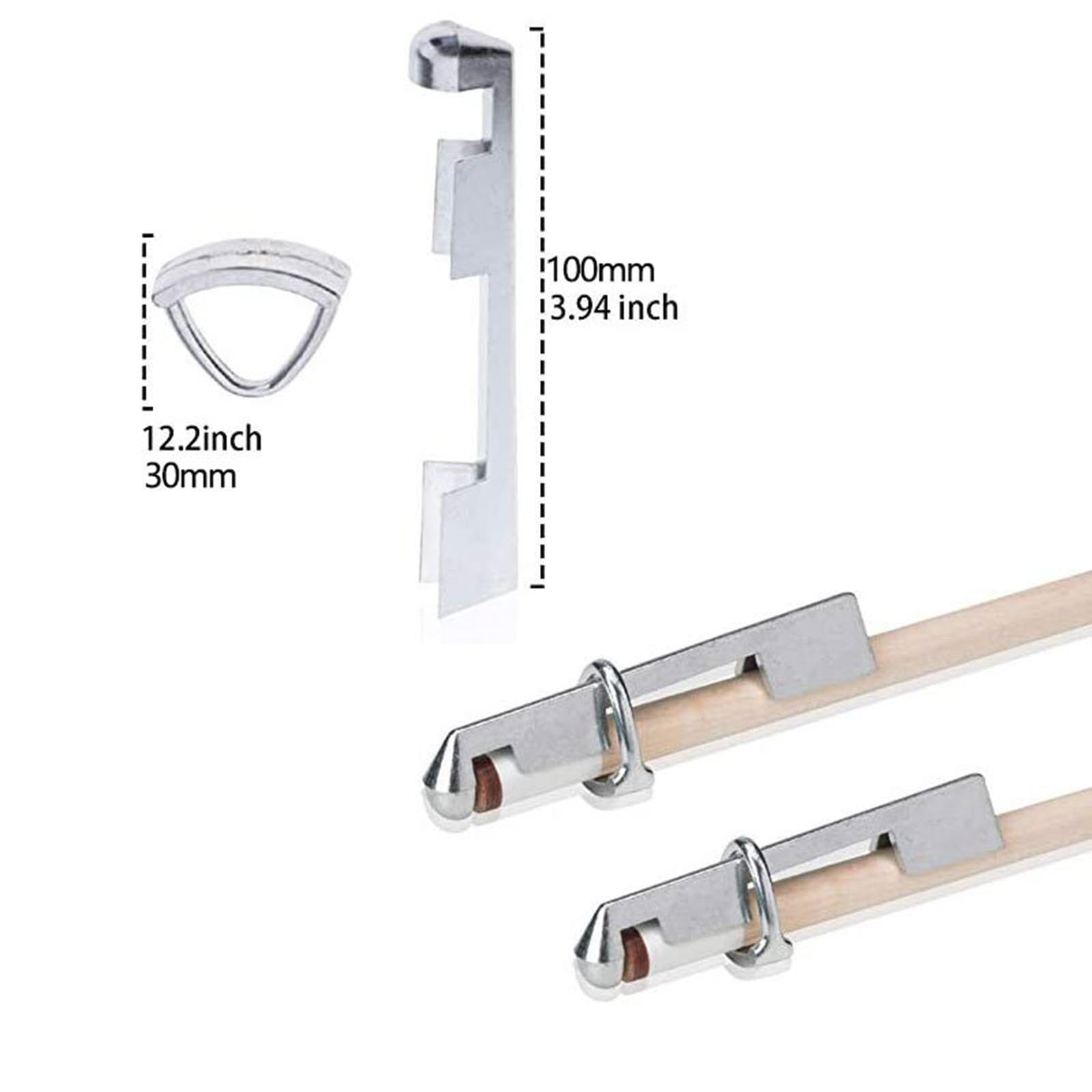 kowaku Billiard Cue Tip Clamp, Pool Cue Tip Repair Tool, Glue Fastener Press Table Pool Accessories Outdoor Sports Snooker Pool Cue Tip Clamp