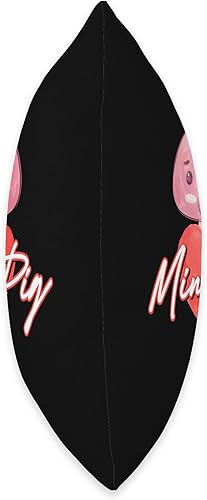 Miniatura 2 de Cute Mini Pig Heart Miniature Pig Owner Gift Cute Mini Heart  Almohada de dueño de cerdo en miniatura, 16 x 16, multicolor