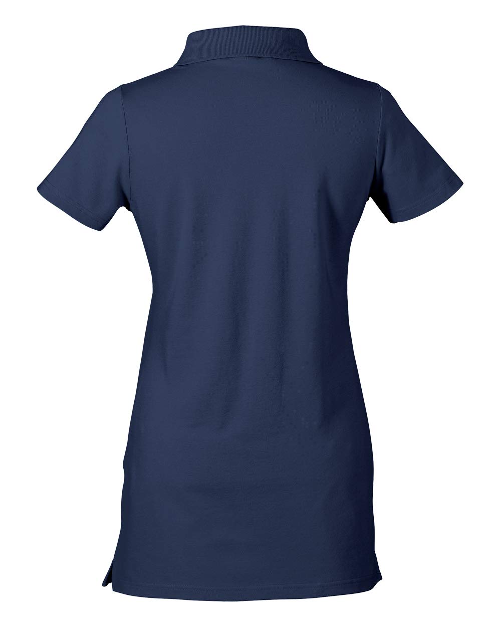 CLINIC DRESS Longshirt mit Polokragen Damen-Shirt 72 cm lang mit Seitenschlitzen, mit Stretch 60 Grad waschbar