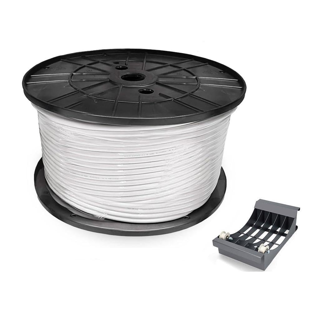 Cable Eléctrico Manguera Blanco 2 x 1,5 mm 200 m H05VV-F - Marca EAN: 8435734703880