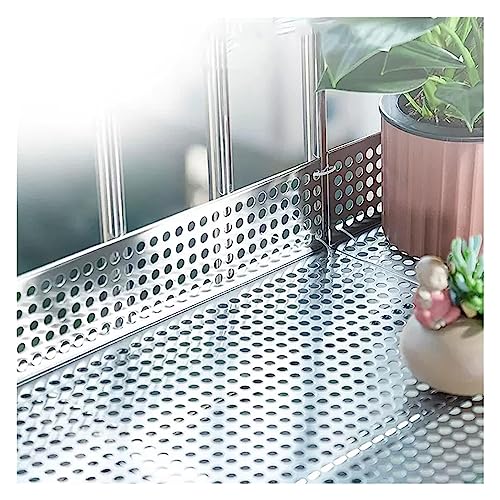 Tôles perforées en acier inoxydable 61x122cm pour protection de fenêtre