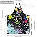 MBMSO Painting Artist Apron with Pockets Artist Painter Gifts Art Lover Gift for Art Teacher Student Painter Apron Waterproof (Pour Your ART Out Apron)