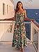 Women's 2026 Summer Floral Boho Dress Casual V Neck Swing A Line Sundress Beach Vacation Long Maxi Dresses