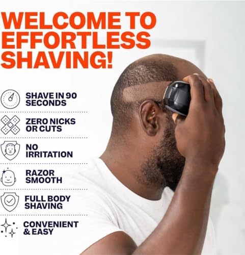 The-FlexSeries-Electric-Head-Hair-Shaver-Ultimate-Mens-Cordless-Rechargeable-WetDry-Skull-Bald-Head-Waterproof-Razor-with-Rotary-Blades-Clippers-Nose-Trimmer-Brush-Massager