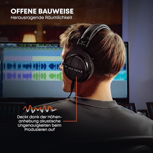 beyerdynamic DT 990 PRO X offener, ohrumschließender Studiokopfhörer für kritisches Hören und Editing