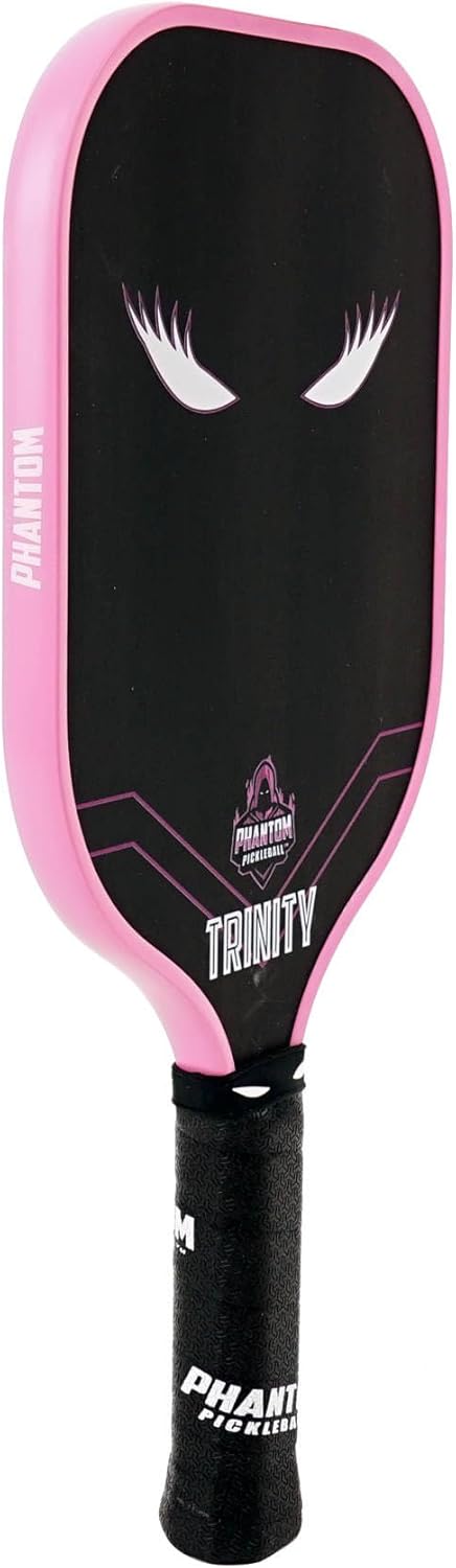 Pickleball Paddle - Carbon Fiber - USA Pickleball Approved - Max Grit and Spin Elongated Body Pickle Ball Paddle - Lightweight Pickleball Racket with Polypropylene Core