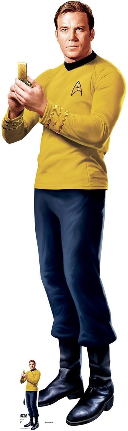 Star Trek - Captain Kirk - Pappaufsteller 55x179 cm