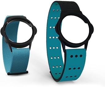 Myzone MZ-Switch Replacement Arm & Wrist Straps - Aqua - Vibrant, Adjustable & Comfortable Replacement Fitness Band for the MZ-Switch