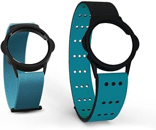MYZONE MZ-Switch Replacement Arm & Wrist Straps, Aqua | Adjustable & Comfortable, Includes Wrist & Forearm Straps, Durable Polyamide & Elastane, Compatible Only with MZ-Switch