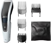 フィリップス ヘアーカッター5000シリーズ (電動バリカン/27段階調整 3-28㎜・ターボモード搭載・充電/交流式) HC5610/60 ホワイト/ブラック