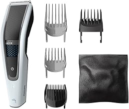 Philips HC5610/60 Hair Cutter 5000 Series (Electric Trimmer, 27 Level Adjustment, 0.1 - 1.1 inches (3 - 28 mm), Turbo Mode, Charging/AC Type), White/Black