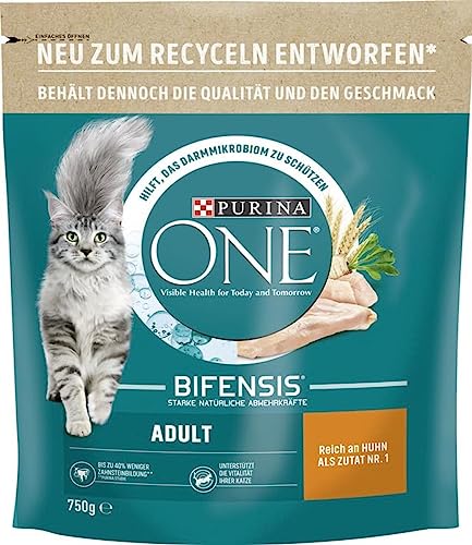 PURINA ONE Adult reich an Huhn Katzentrockenfutter 750g Beutel PURINA ONE Adult reich an Huhn Katzentrockenfutter 750g Beutel