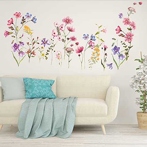 6 Pegatinas de Flores para Pared Juego de 6 Piezas miniatura 5