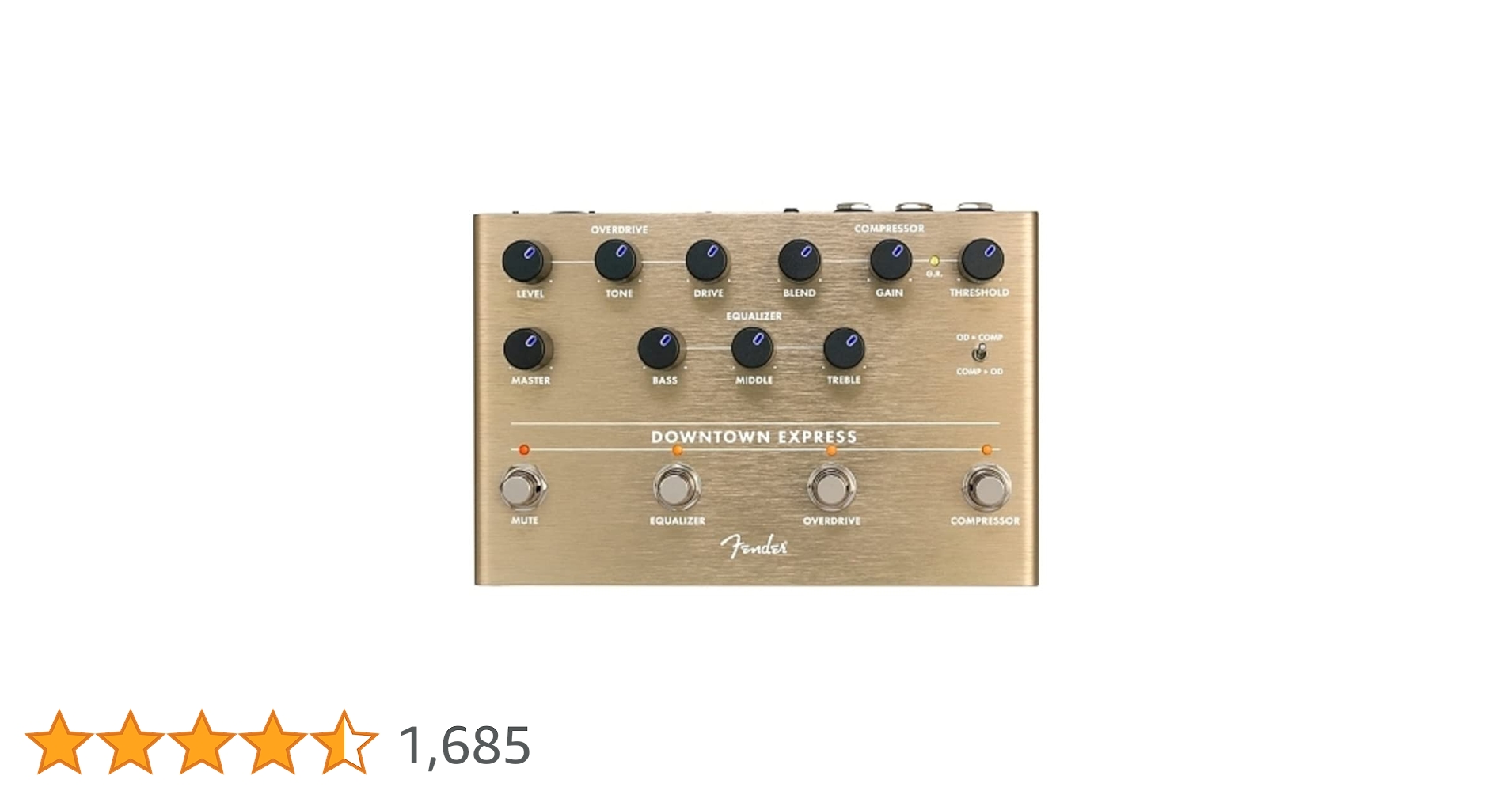 Amazon | Fender エフェクター Downtown Express Bass Multi Effect Amazon | Fender エフェクター Downtown Express Bass Multi Effect