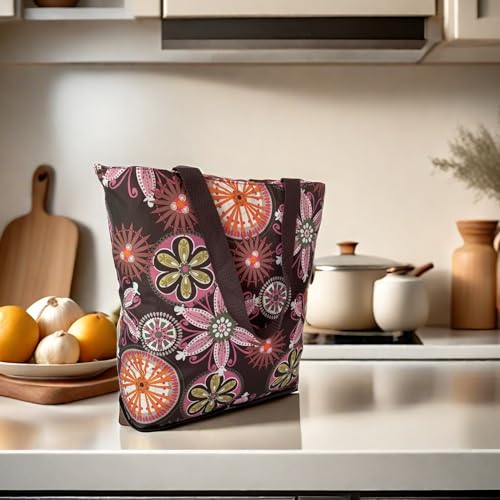 Kitchen-Reusable-Foldable-Grocery-Bags-Folding-Shopping-Tote-Bag-with-Zipper