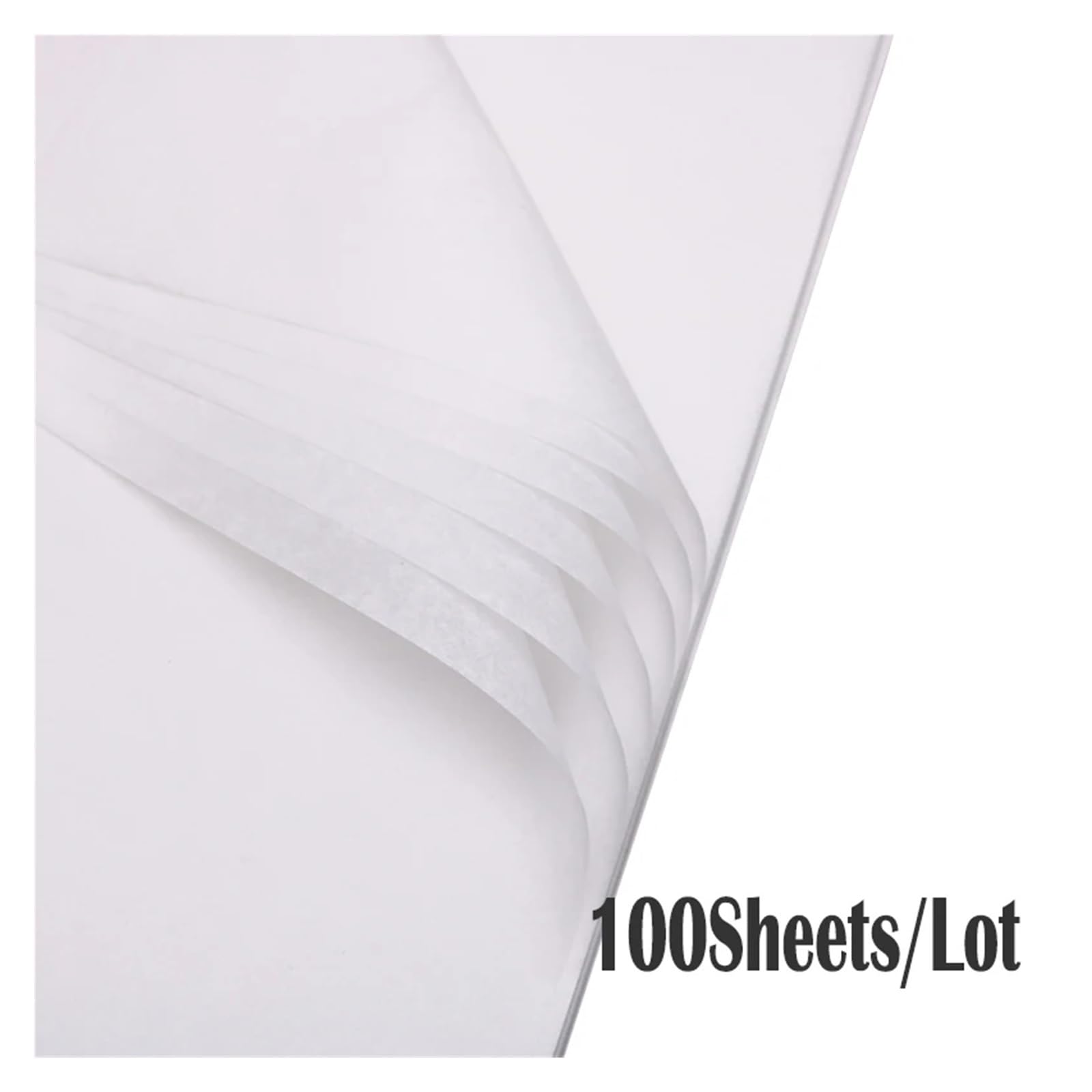 Geschenkpapier Bögen Durchscheinendes Seidenpapier, 100 Blatt A4/A5 | Obstverpackung, florales Verpackungsmaterial(100pc A5 G-Black)