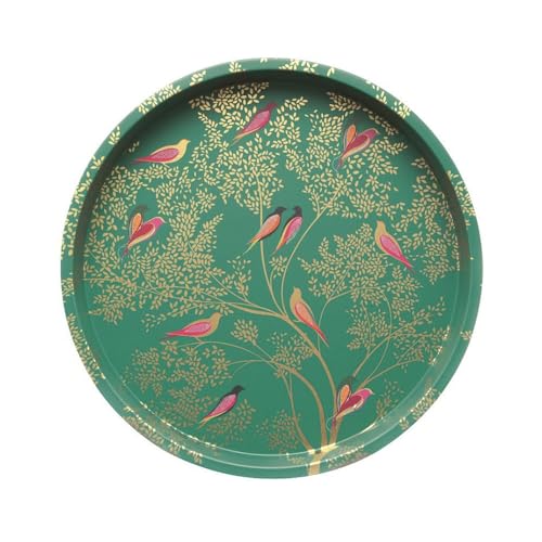 Elite Tins Sara Miller - Bandeja para pozos profundos de pájaros verdes, 300 mm (d)