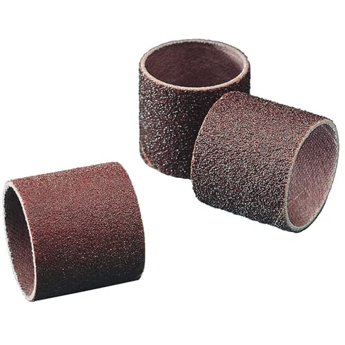 3 M 341d con revestimiento de óxido de aluminio en espiral Band – P120 grano – 1 1/2 en ancho – 1 1/2 in dia – 10000 Max Rpm – 40274 [precio es por evenrun banda]