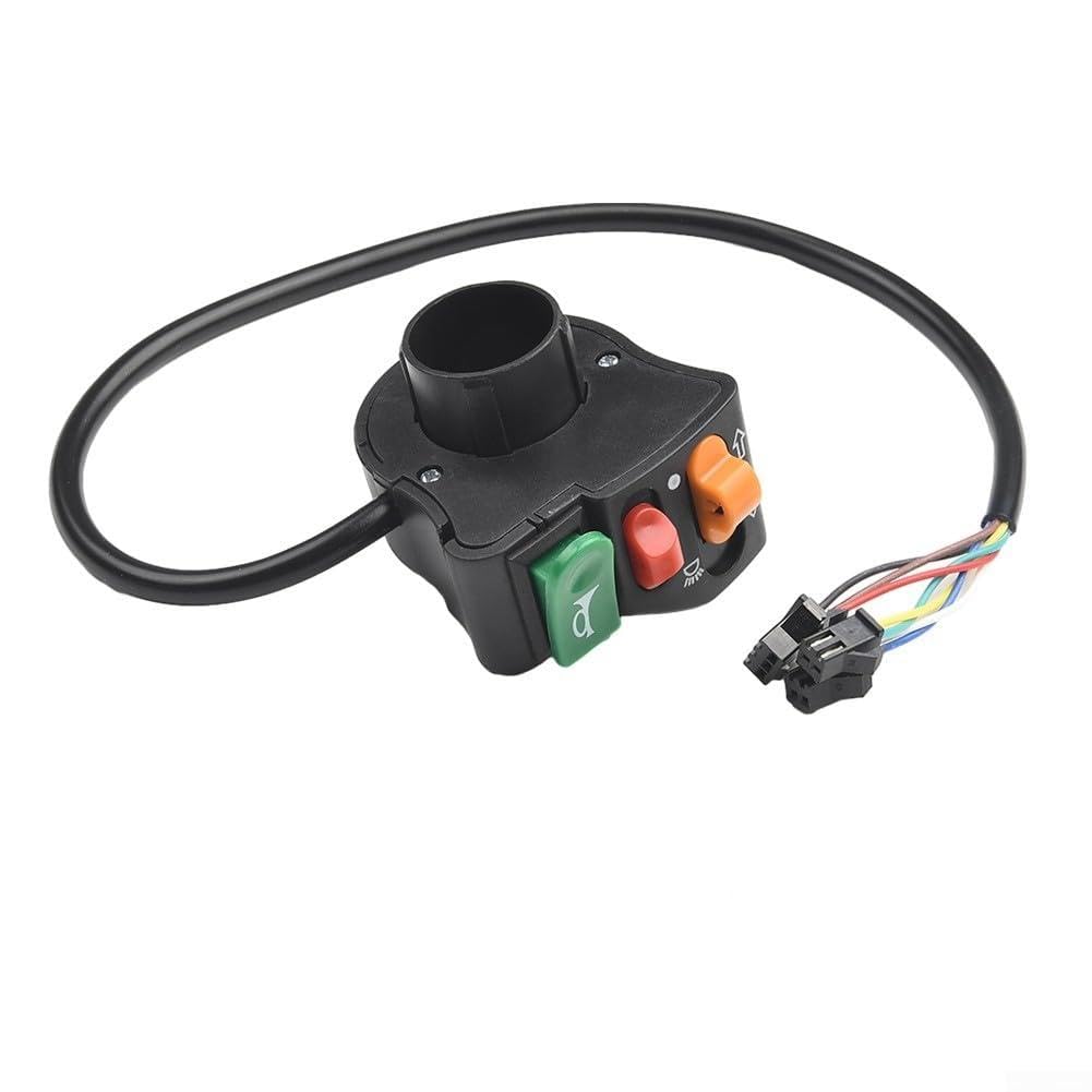DC 12V Motorcycle Handlebar Switch ON OFF Control for Headlights and Turn Signal Lights, Fits Most 7/8 22mm Handlebars