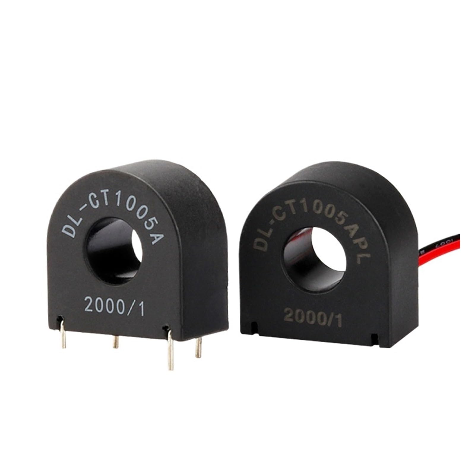DL-CT1005A AC Current Transformer 2000/1 Small High Precision 10A/5mA 20A/10mA(DL-CT08CL2-1000/1 10A/10mA)