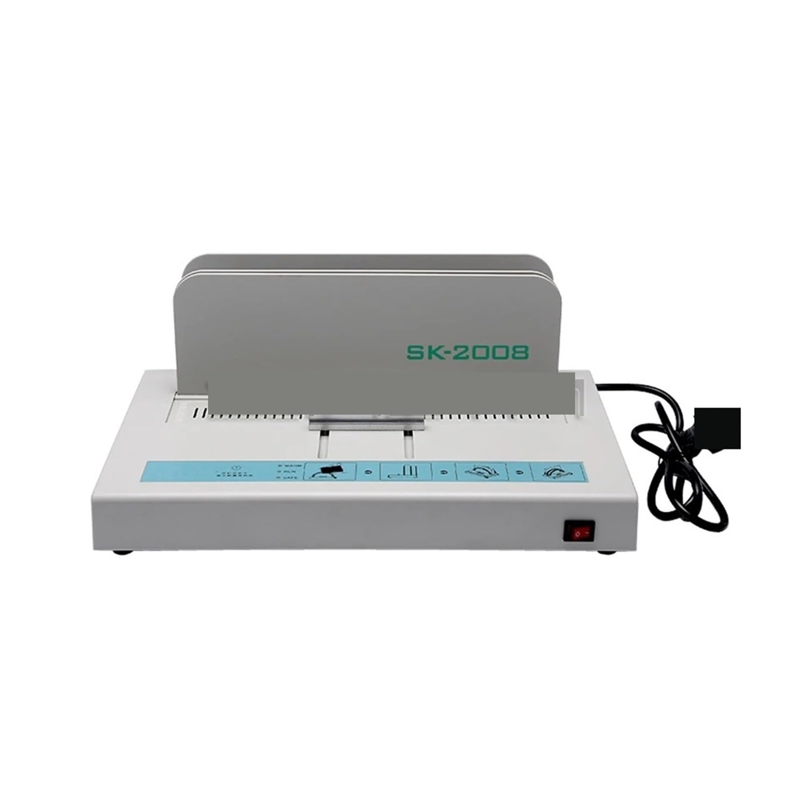 Rilegatrice, Macchina rilegatrice a caldo Macchina rilegatrice a colla piccola Tubo flessibile Striscia di gomma Voucher automatico for ufficio Manuale Macchina universale SK2008 per scuola e ufficio