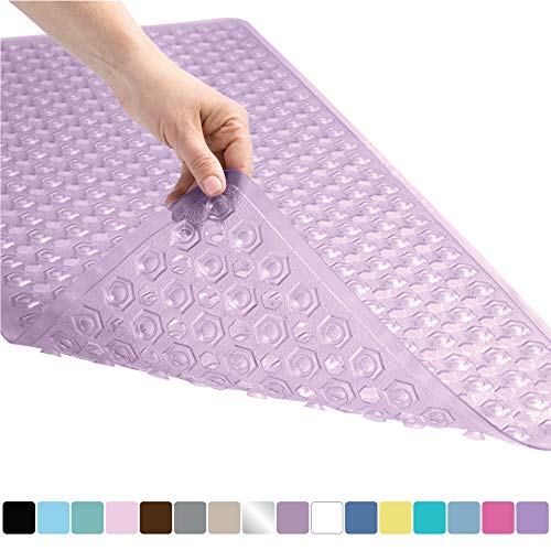 Gorilla Grip Original Patented Bath, Shower, Tub Mat, 35x16, Machine Washable, Antibacterial, BPA