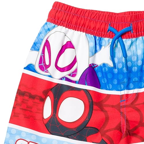 Image of Marvel Boys' Swimwear 2-Piece Rashguard and Swim Trunks Set Toddler to Big Kid