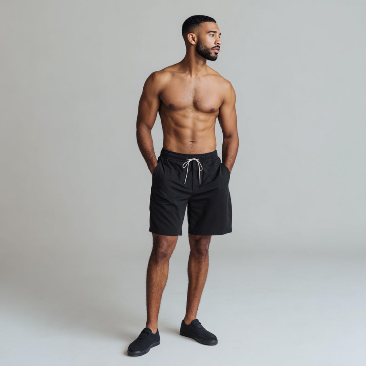 Shorts Masculinos Kit 4 Bermuda Praia Academia Tecido Grosso