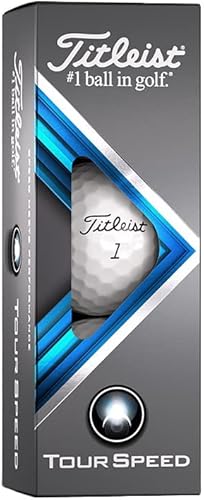Vista 2 de Titleist Tour Speed Yellow Golf Balls Blanco