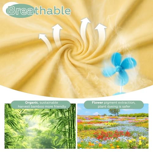 Image of Hooded Baby Towel for Newborn - Viscose Derived from Bamboo, Toddler Bath Towel and Glove Set Perfect Shower Gifts for Boys and Girls, 28 inchx28 inch Inch (Duck)