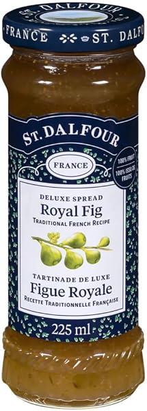 VALUBNDL: St. Dalfour Fig Fruit Spread (3-Pack) β 675ml Total (Three 284g / 10oz Jars) β 100% From Fruit All Natural β No Sugar Added β VALUBNDL Signature Bundle - 3
