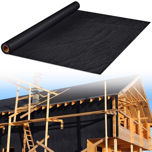 Maasechs 3 x 120 ft House Wrap Durable Weather Barrier House Wrap Reliable and Long-Lasting Black