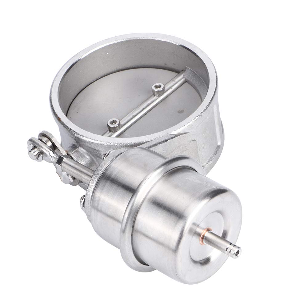 Valvola di controllo dello scarico dell'attuatore a vuoto stile chiuso universale 63 mm / 2,5 pollici Acciaio inossidabile argento, di emissione,Valvola dell'aria di bypass