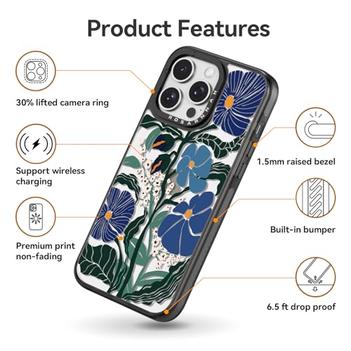 Coque compatible iPhone 14 durable mignonne et esthétique noire - 5