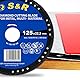 S&R Trennscheibe Multi-Material 125 mm x 22,2 mm, Multi Diamanttrennscheibe für Metall, Holz, Stein, Plastik, für Winkelschleifer
