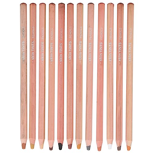 Yosoo Health Gear 12PCS Pastel Colour Colouring Pencils - Image 2