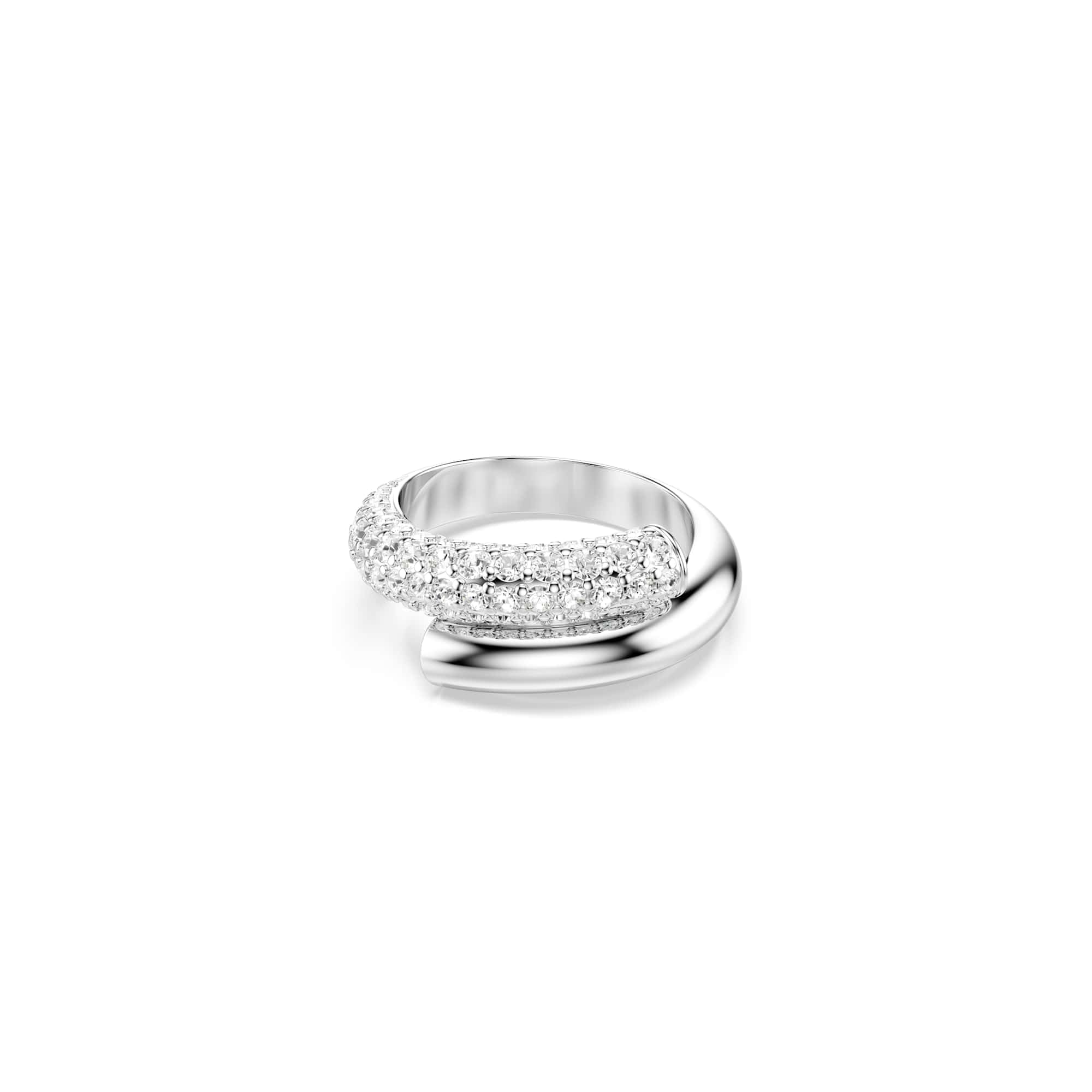 Swarovski Dextera Ring  White  Rhodium Plated